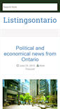 Mobile Screenshot of listingsontario.ca